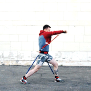 Пояс бойца Fight Belt для отработки ударов руками и ногами