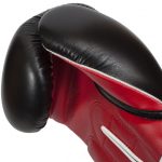 Перчатки боксерские clinch fight черно-красные