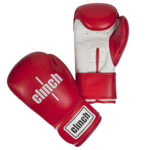 Перчатки боксерские Clinch Fight красно-белые