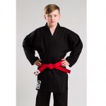 кимоно для карате club black wkf черное К220B-WKF 2