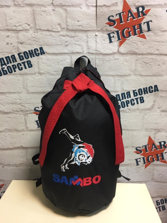 Мешок-рюкзак с вышивкой Самбо